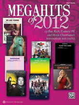 Megahits of 2012 piano sheet music cover Thumbnail